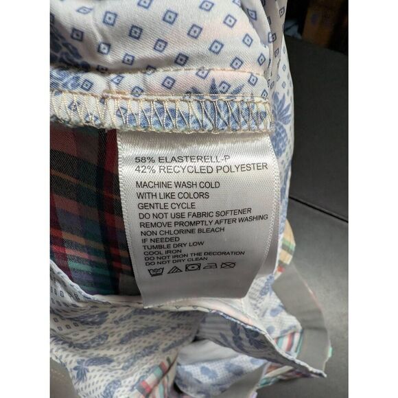 Tommy Bahama  Multicolor Par 4 Plaid UPF 30 Island Zone Chino Shorts Men's 46R - Picture 3 of 5